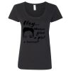Softstyle Women's Deep Scoopneck T-Shirt Thumbnail
